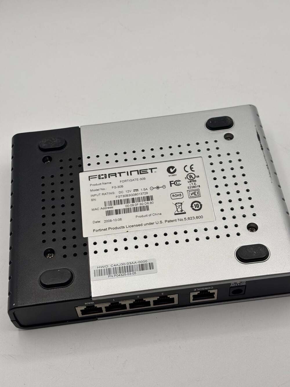 Fortinet FortiGate-30B Security Appliance Firewall Router - Picture 4 of 4